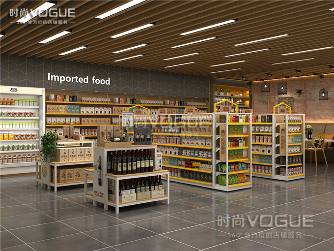 便利店設計效果圖_布局設計圖